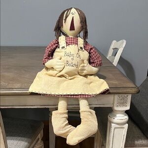 Rag Doll with Plaid Dress